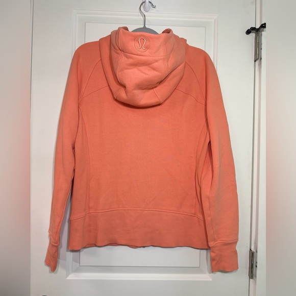 Lululemon Vibrant Coral Full Zip Scuba with Pockets - Picture 2 of 8